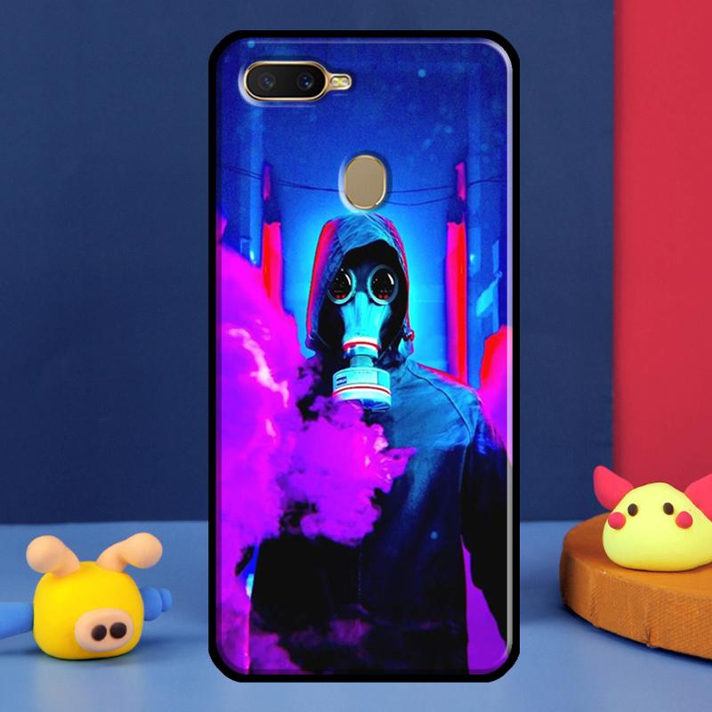 Nuclear Mask Gas Mask For Oppo A54 A57 S A78 A58 A98 A5 A9 A91 A15 A16 A17 A52 A72 A76 A96 A74 A94 A77 Phone Case