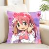 Cute Anime Puella Magi Pillow Case Removable Washable Cushion Cover – All-Season Soft Linen