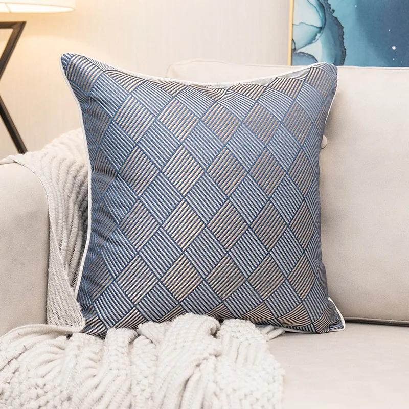 Luxury Sofa Cushion Pillow Nordic Style European Luxury Pillow Model Room Villa Living Room High Grade Pillow Case
