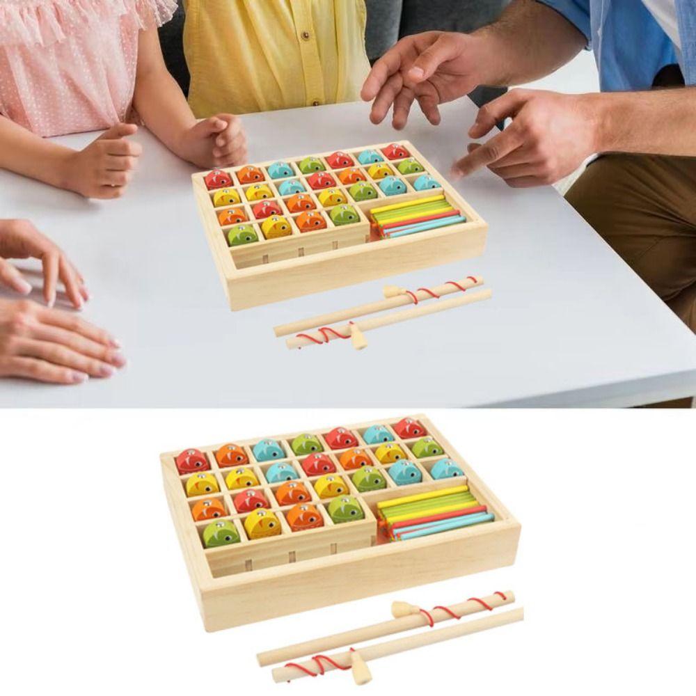 Early Education Matching Board Game Montessori Magnetic Fishing Learning Box  Boys Toys