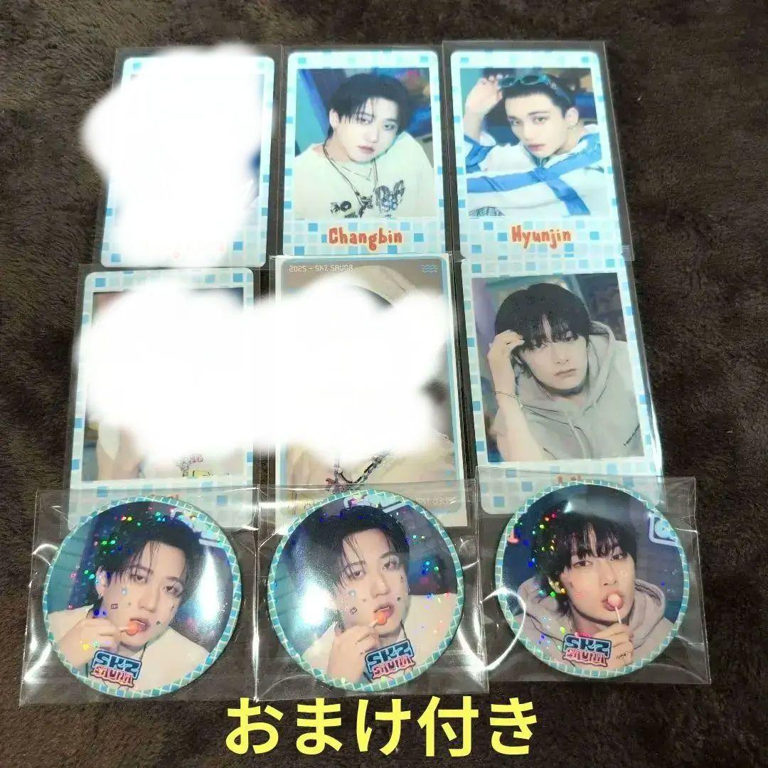 

[Б/У] Stray Kids POPUP SAUNA Официальные торговые карточки Оптовая продажа Бонусная карта