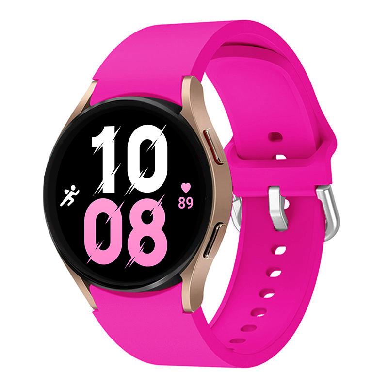 

Original Strap For Samsung Galaxy Watch 4/5/6 classic 47mm 43mm 44mm 40mm No Gaps Silicone Bracelet Galaxy Watch 5 pro 45mm band Galaxy 5 Pro 45mm