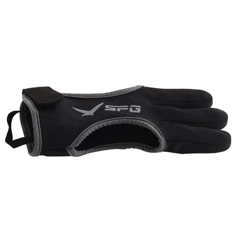 

Three-Finger Archery Gloves Leather Non-Slip Wear-Resistant Breathable for Recurve Bow Hunting Shooting Youth Adult Beginner L