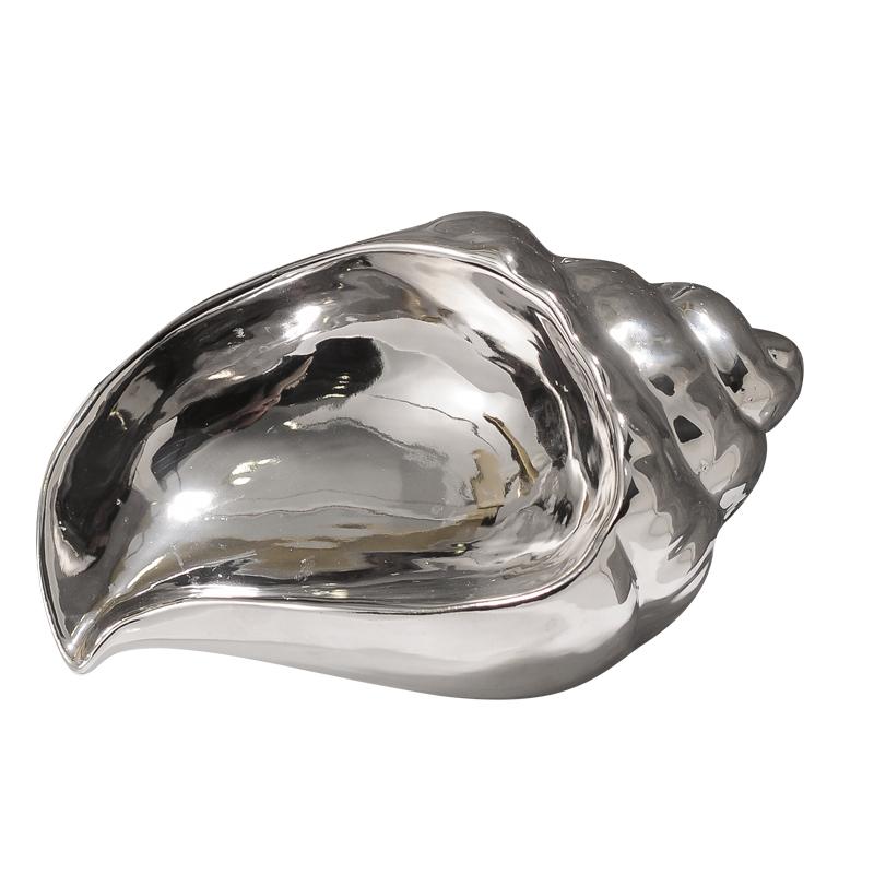 Portasapone Conchiglia Soggiorno Desktop Portaoggetti per Gioielli Decorazione Colore Solido Ceramica Portasapone Moderno Accessori per la Casa Bagno