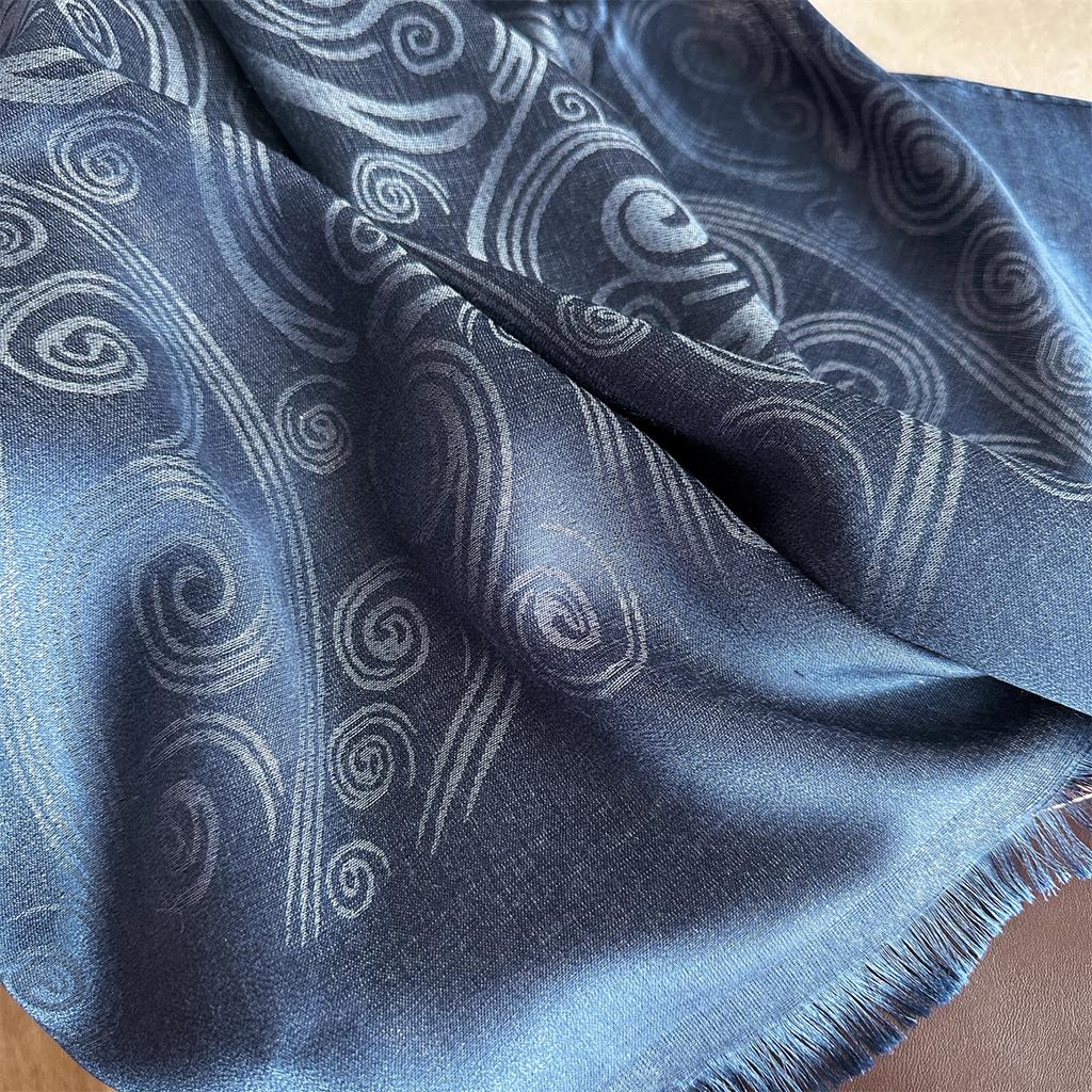 Luxury Paisley Pattern Women Hijab Gold Thread Jacquard Scarf Muslim Wraps Ramadan Islam Headscarf Shawl Turban Neckerchief