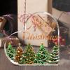 2D Flat Heart-shaped Acrylic Christmas Decoration, Indoor and Outdoor Decoration - No Battery/electricity Required, Free Day Decoration, Shop Deco