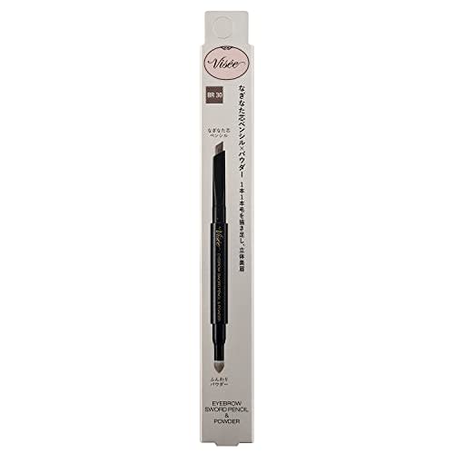 Visee eyebrow sword pencil & powder br30 natural brown 0.59g