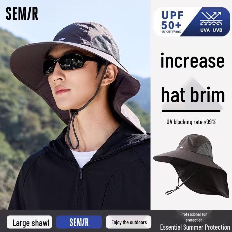 Men s Wide Brim UV Protection Sun Hat