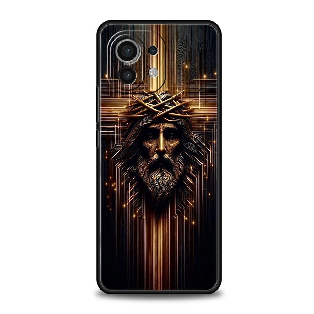 Cross Pattern Element Design Phone Case Cover for Xiaomi Mi 17 15 14 13 12 11 Ultra 15T 14T 13T 12T 11T Pro Lite Soft TPU Shell