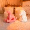 Horse Statue Silicone Candle Molds Food Safe Silicone Temperature Resistant for Resin Casting Candle Chocolate Baking