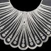 Transparent Mesh Bottom Embroidery Lace Collar Polyester Lace Accessories Front Chest Collar Embroidery Fake Collar Collar Cloth Patch
