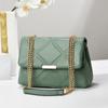 New Women's Bag Women's Quality Single Shoulder Crossbody Underarm Bag Candy Color Fashion Chain Small Square Bag
