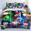 Cartoon Anime Digimon Adventure Comforter Bedding Set,Duvet Cover Bed Set Quilt Cover Pillowcase,king Queen Size Bedding Set