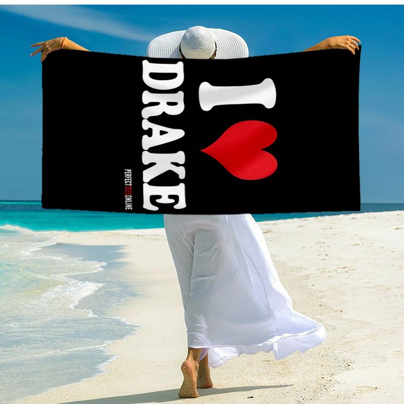 Drake Fashion Beach Towel: Ideal for Summer Adventures Soft, absorbent and quick drying suitable for swimming and bathing
