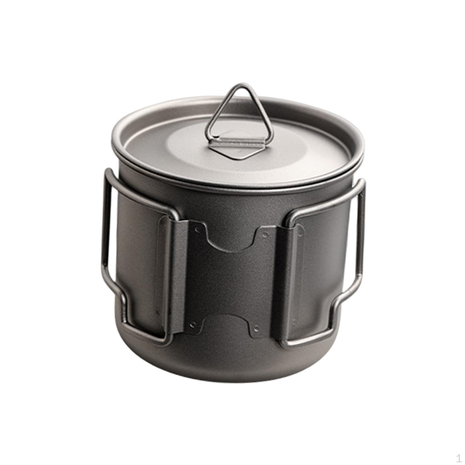 

Titanium Camping Pot Set for Backpacking Excursions 350ML