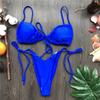 Moda 14 Colori Allacciato Bikini Costume da Bagno Femminile Costume da Bagno Donna Set Bikini Due Pezzi Leopardo Brasiliano Bather Costume da Bagno