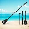 3-Piece One Way Paddle Adjustable Length Double Head Paddle Aluminum Alloy Detachable SUP Paddle for Outdoor Water Sports