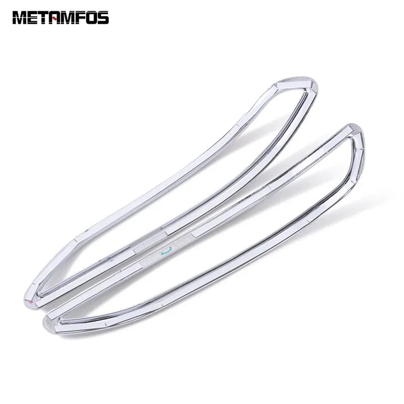 Fog Rear Light Lamp Cover Trim For Chevrolet Holden Equinox 2017-  Chrome Foglamp Foglight Protector Car Accessories