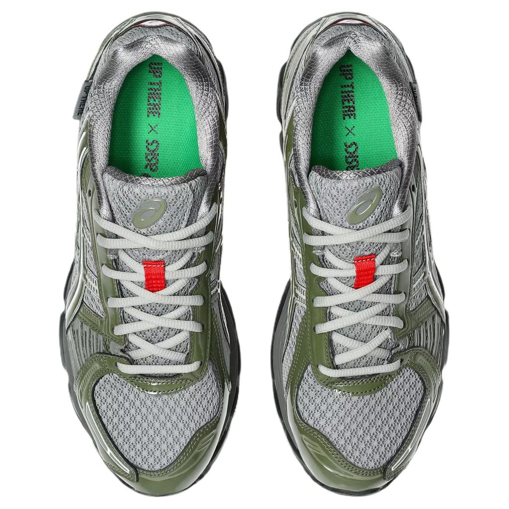 Asics X UP THERE GEL Kayano 12.1 Low Top Running Shoes Unisex Light Gray Green 1203A869-021