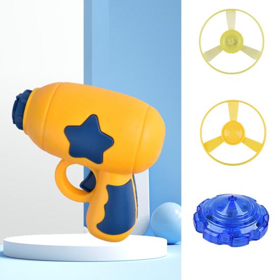 Kočičí hračka LED vystřelovač létajících talířů Hra uvnitř i venku Oslnivá noční sledovací hračka s rotujícím vrtulníkem