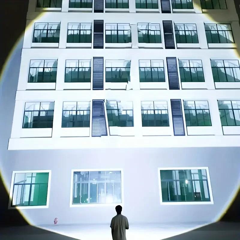 Long Flashlight 400W LED Torch Long Shot 800M Lamp Zoomable Flash Light Waterproof Torch Light Rechargeable Lantern