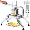 Commercial Vegetable Slicer, 1/4 and 1/2 Inch Tomato Slicer, Stainless Steel and Aluminum Alloy Vegetable Cutter Slicer