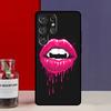 Sexy Vampire Lips Funda Case For Samsung Galaxy S25 Ultra S9 S10 S20 S22 Plus S21 FE S23 S24 Ultra Phone Cover