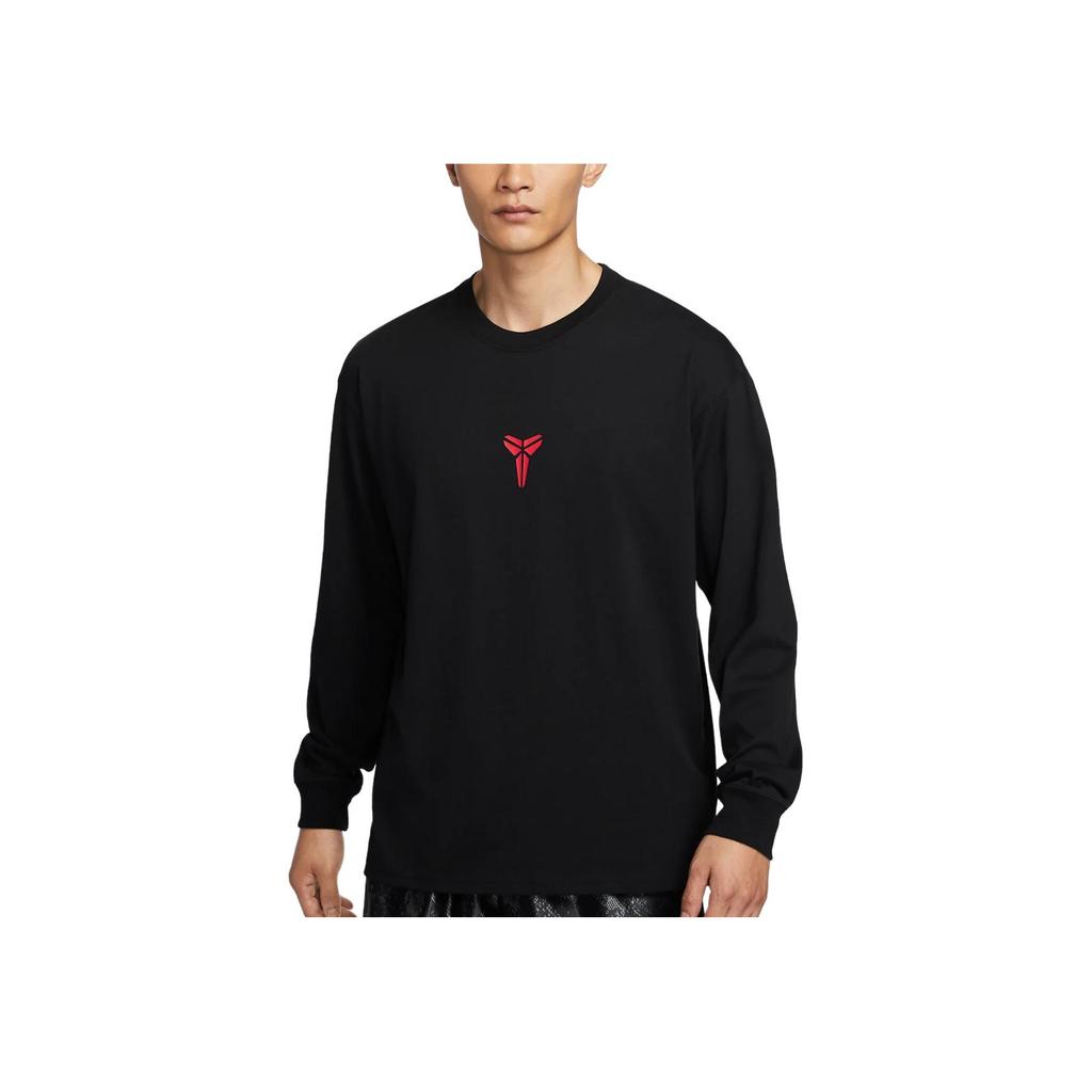 Nike x Kobe Year Of Mamba Max90 Long-Sleeve T-Shirt Black Men Tops IB0241-010