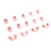 Dream sweet rainbow blush smudge nail piece fresh texture fake nail finished nail piece