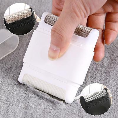 1pc Portable Mini Lint Rollers Carpet Hair Remover Brush For Sweater Wool Coat Clothes Brushes Fur Cleaning Tools