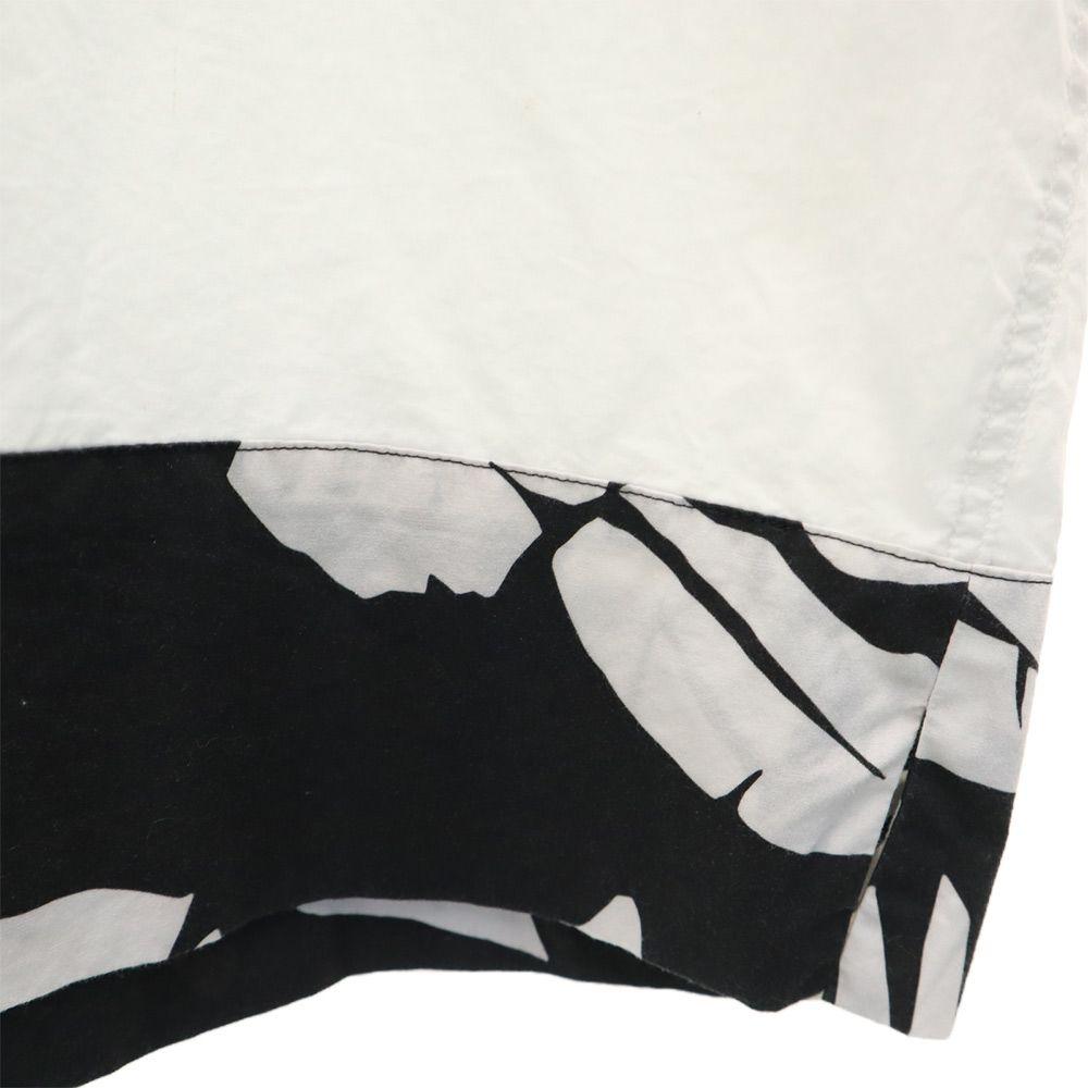 MSGM Short sleeve Hem switch Open collar shirt 16/41 White system Men's Used