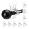 2pcs/set Self Adhesive Curtain Rod Clip Curtain Rod Clamp Hooks  Curtain Installation Supplies