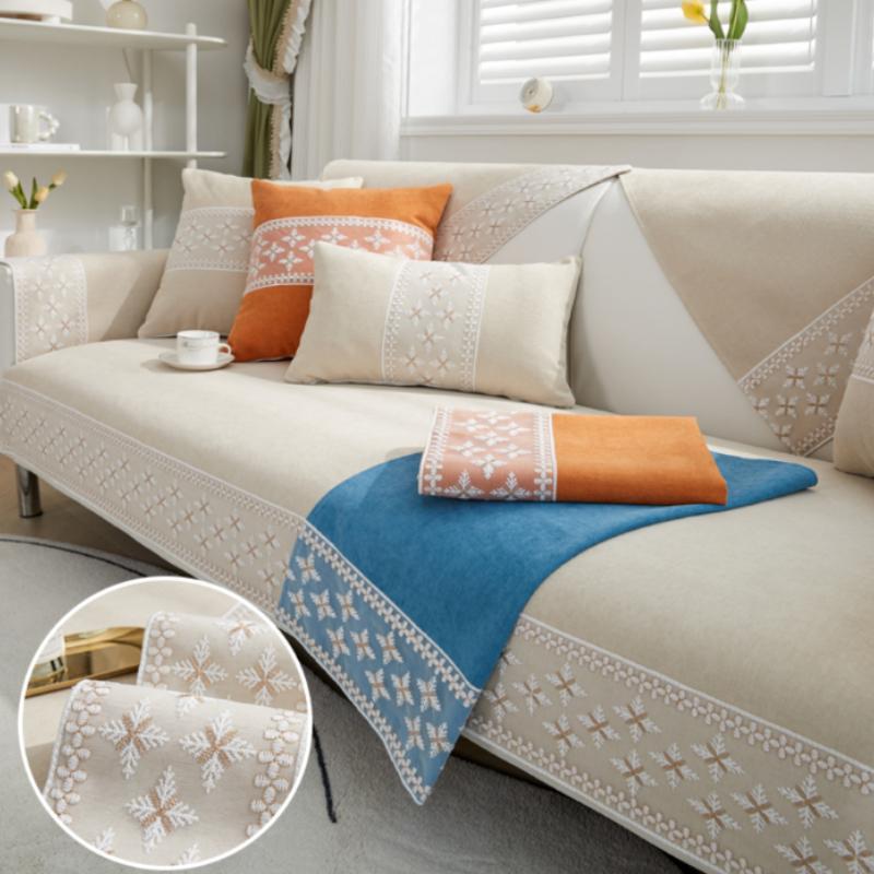 

Четырехсезонный универсальный чехол для дивана в гостиную, противоскользящий, прочный, подушка для дивана, спинка, подлокотник, защитный чехол из ткани 70*70CM