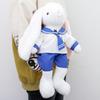 Plush Navy Rabbit Toy Cute Cartoon Girl Children Birthday Holiday Gift Doll