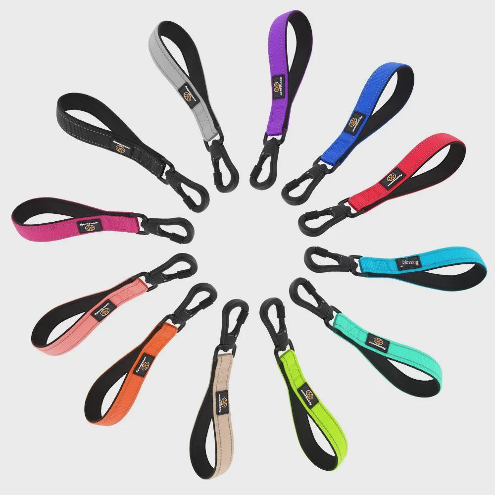 Nylon Kurze Trainingsleine für Mittelgroße und Große Hunde - Strapazierfähiges Zugseil