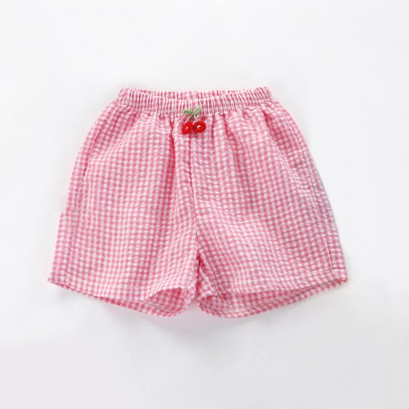 

Шорты для девочки летние детские клетчатые шорты детские шорты 110