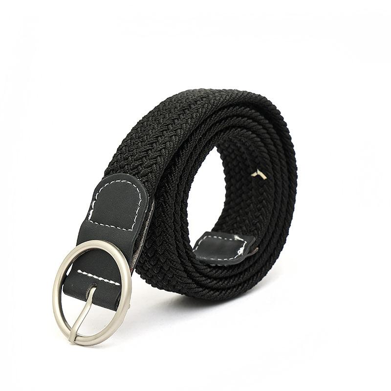 

Super Convenient and Simple Lazy BI Free Elastic Belt Casual Belt Male and Female Students Knitted Belt Korean Version New