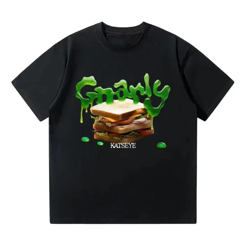 Camisetas Katseye Gnarly Camiseta De Algod?o Com Design Cria S разноцветный