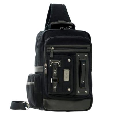 Formalich Mega Body Bag Brand One Shoulder Crossbody Gadget A4 Commuting To School Large Capacity Black [Device] Men's