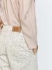 Ganiesong Picnic Floral Out-Pocket Pants_Beige