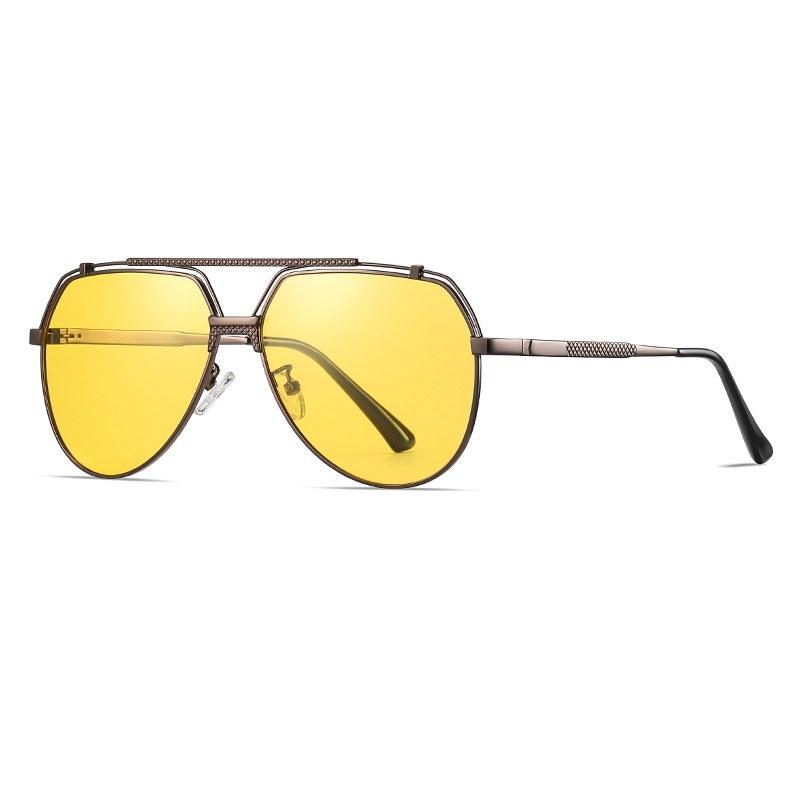 

AORON мужские модные поляризационные солнцезащитные очки брендовый дизайн уличные солнцезащитные очки из сплава для рыбалки мужские мужские очки для вождения