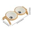 Elevated Cat Bowls Lightweight Cat Feeding Bowls for Kitten Indoor Cats