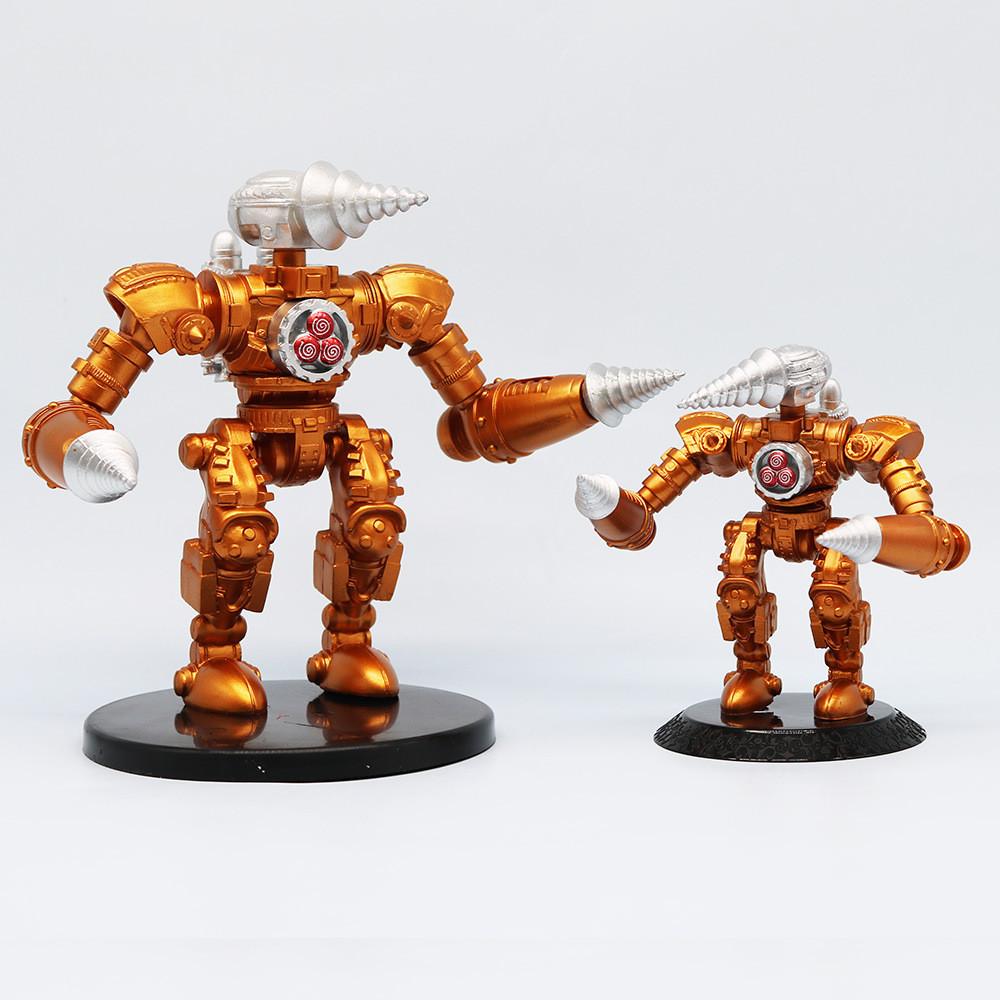 Drill Man Pvc Action Figure With Movable Joints And Transforming Features For Anime Collecting