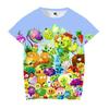 Summer New Plant Vs. Zombie Cartoon Crew Neck 3D Printing Trend T-shirt
