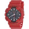 Casio G-Shock GA-100B-4A Men's Watch Red Shock Resistant Analog-Digital Display
