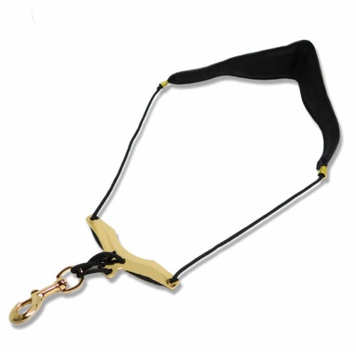 

morytrade Saxophone Strap Shoulder Harness for Alto, Tenor, and Baritone Saxophones (Black)