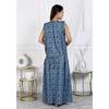 Cotton Women Plus Size Nighty Indian Printed Designer Maxi Night Gown Dress