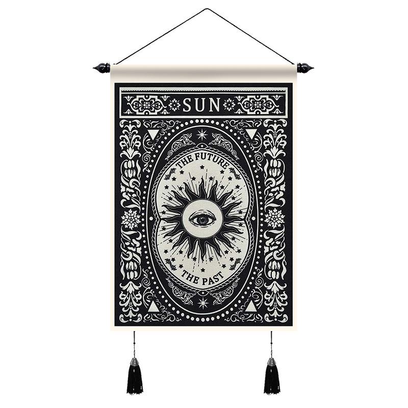 Tarot Card Tapestry: Sun & Butterfly Living Room Bedroom Dorm Decor
