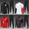 Ajax Voetbalpak Trainingspak Ac Kinderen Wedstrijd Sportshirt Herfst En Winter Halve Rits Zomer Korte Mouwen
