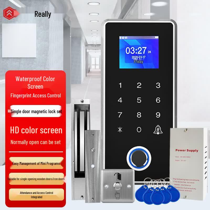 Realand X1601 Outdoor Fingerprint Access Control & Time Attendance System CN plug (adapter included)